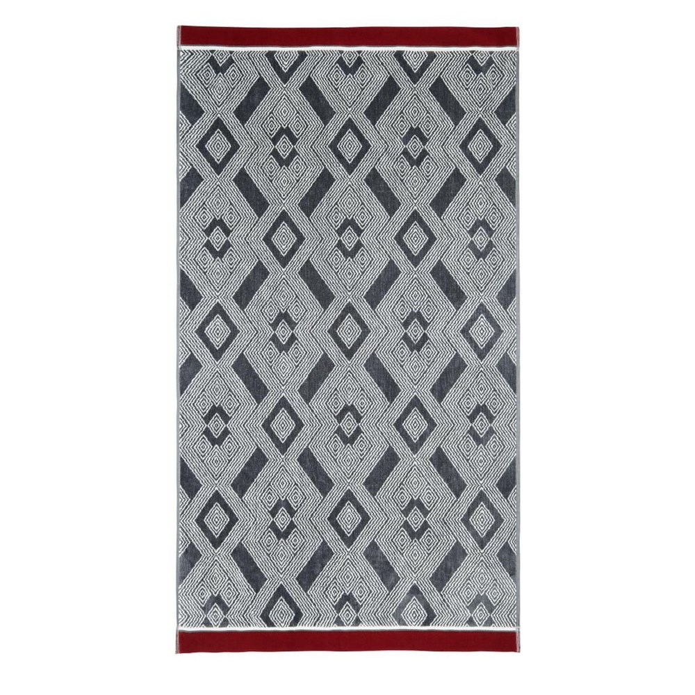 Siya Bath Mat by Bedeck of Belfast in Charcoal Grey